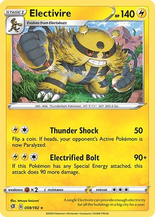 Electivire 59/192 - Rebel Clash