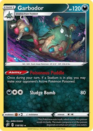 Garbodor 118/192 - Rebel Clash