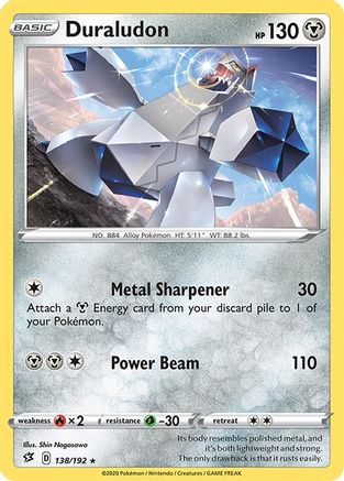 Duraludon 138/192 - SWSH02 Rebel Clash Reverse Holofoil