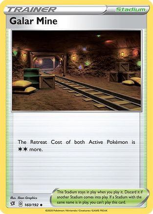 Galar Mine 160/192 - Rebel Clash Reverse Holofoil