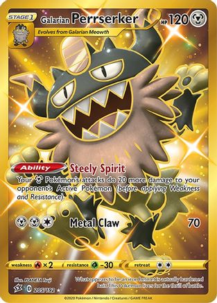 Galarian Perrserker 205/192 - Rebel Clash Holofoil