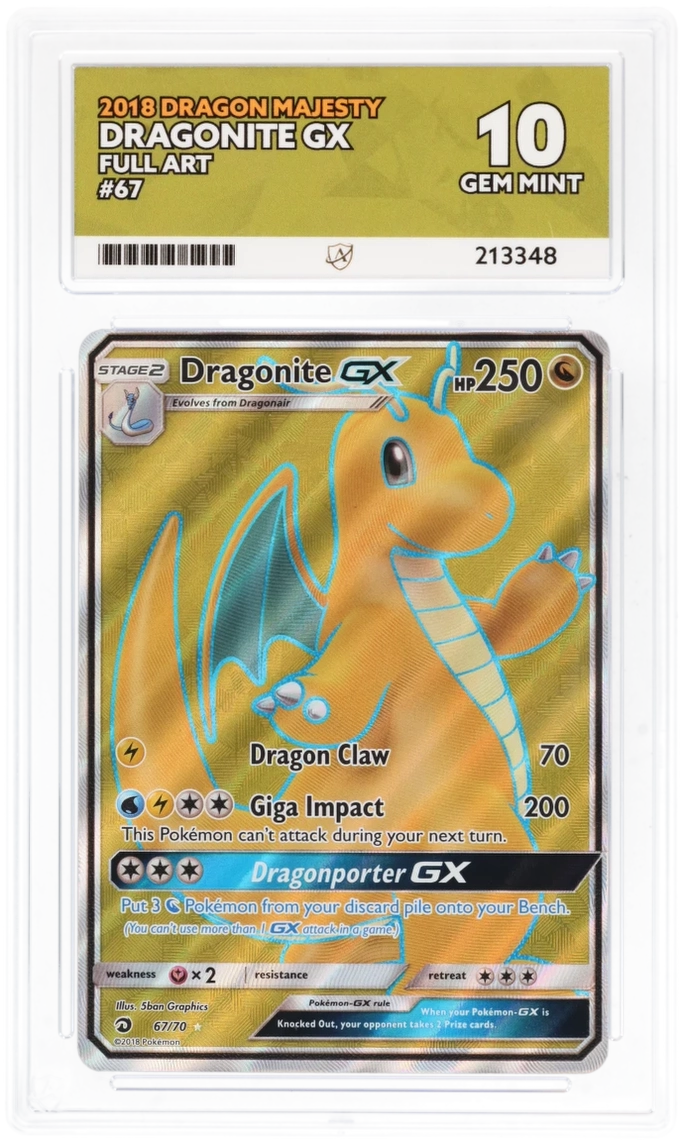 ACE 10 - Dragonite GX - 67/70 - Dragon Majesty - Pokemon