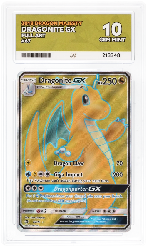 ACE 10 - Dragonite GX - 67/70 - Dragon Majesty - Pokemon