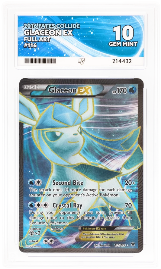 ACE 10 - Glaceon EX - 116/124 - Fates Collide - Pokemon