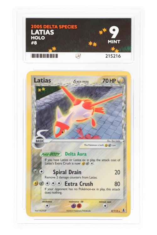 Latias - 8/113 - ACE 9 - Delta Species - 2005
