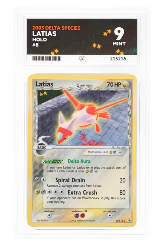 Latias - 8/113 - ACE 9 - Delta Species - 2005