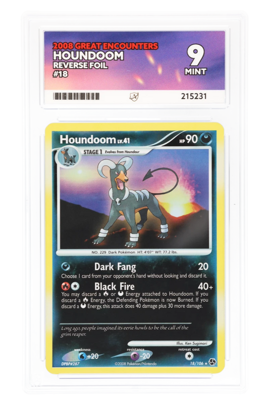 Houndoom 18/106 - ACE 9 - Great Encounters - 2008 - Reverse Foil