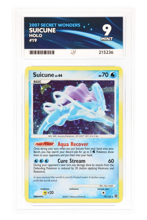 Suicune 19/132 - ACE 9 - Secret Wonders - 2007 - Holo