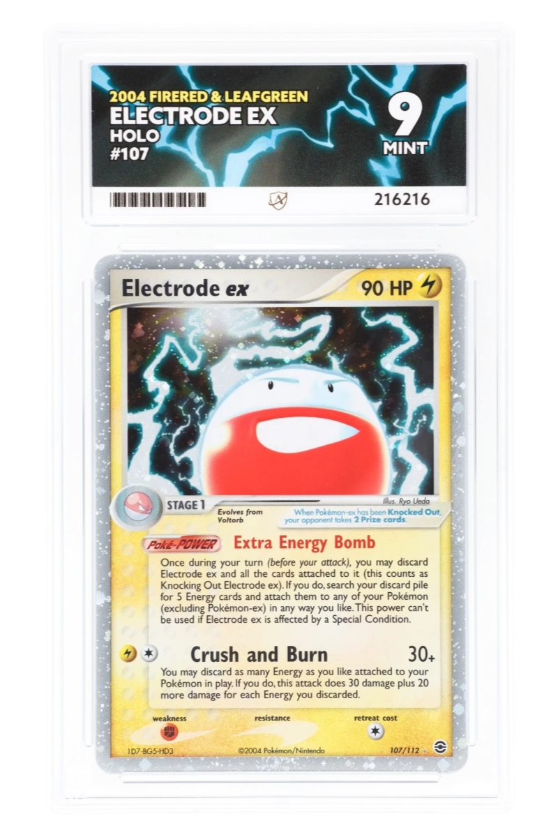 Electrode ex 107/112 - ACE 9 - FireRed & LeafGreen - 2004 - Holo