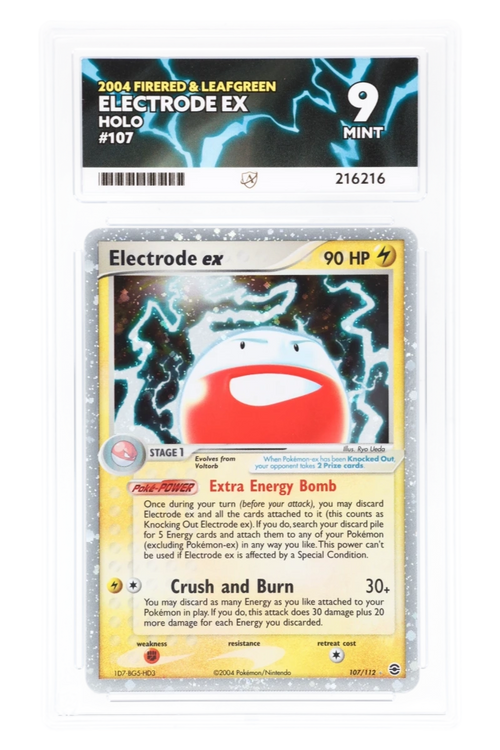 Electrode ex 107/112 - ACE 9 - FireRed & LeafGreen - 2004 - Holo