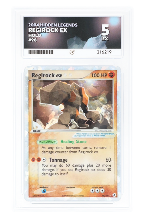 Regirock ex 98/101 - ACE 5 - Hidden Legends - 2004 - Holo