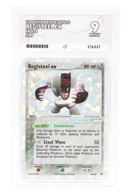 Registeel ex 99/101 - ACE 9 - Hidden Legends - 2004 - Holo