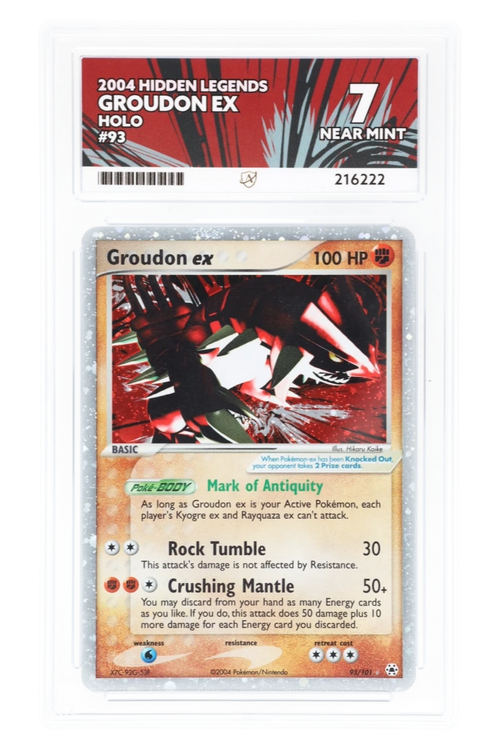 Groudon ex 93/101 - ACE 7 - Hidden Legends - 2004 - Holo