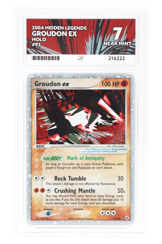 Groudon ex 93/101 - ACE 7 - Hidden Legends - 2004 - Holo