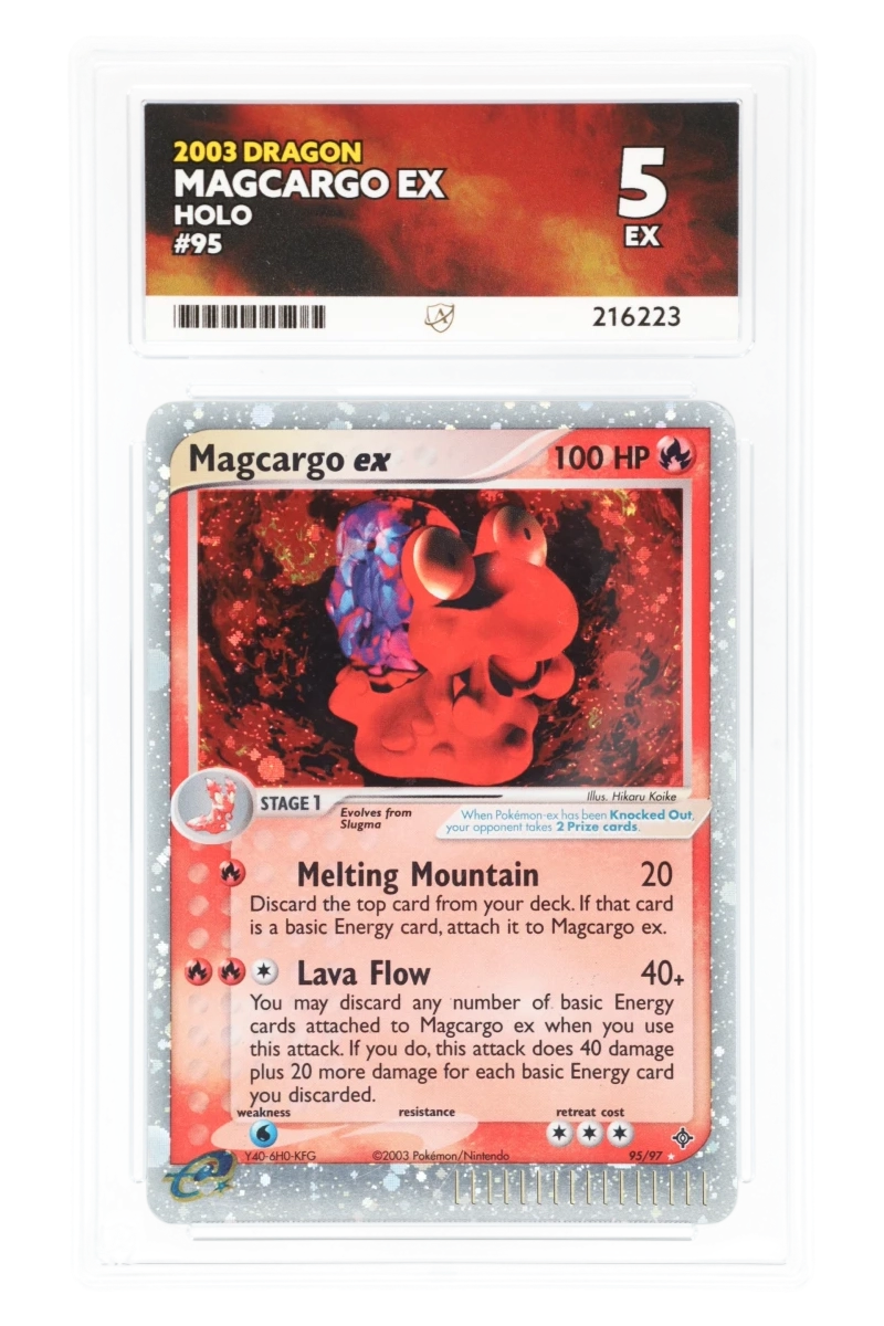 Magcargo ex 95/97 - ACE 5 - Dragon - 2003 - Holo