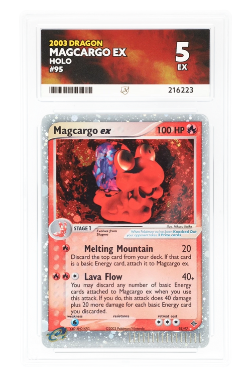Magcargo ex 95/97 - ACE 5 - Dragon - 2003 - Holo