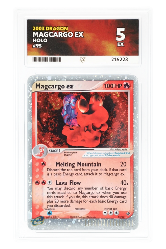 Magcargo ex 95/97 - ACE 5 - Dragon - 2003 - Holo