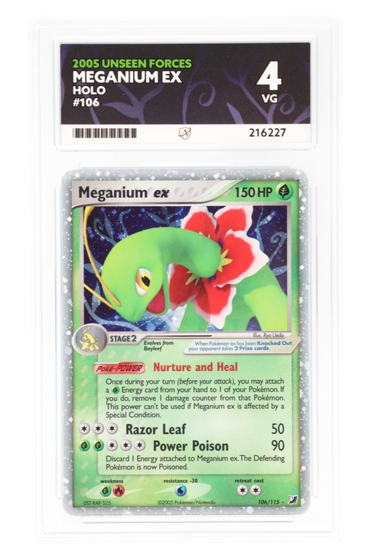 Meganium ex 106/115 - ACE 4 - Unseen Forces - 2005 - Holo