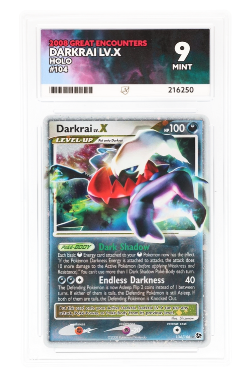 Darkrai LV.X 104/106 - ACE 9 - Great Encounters - 2008 - Holo
