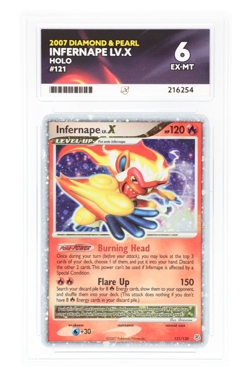 Infernape LV.X 121/130 - ACE 6 - Diamond & Pearl - 2007 - Holo
