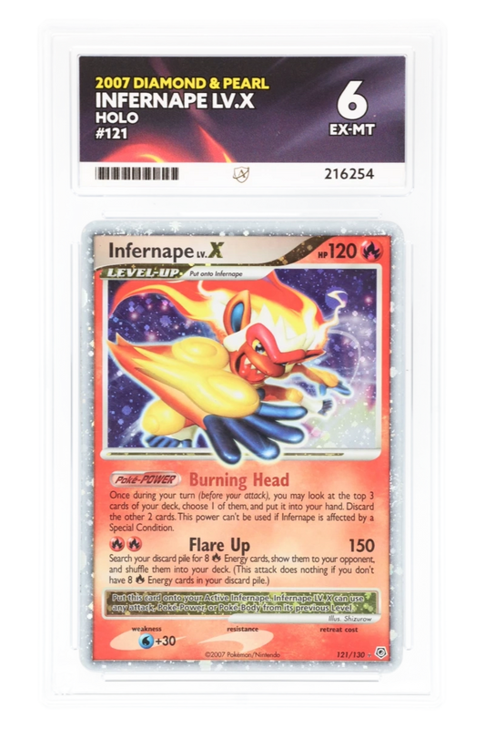 Infernape LV.X 121/130 - ACE 6 - Diamond & Pearl - 2007 - Holo
