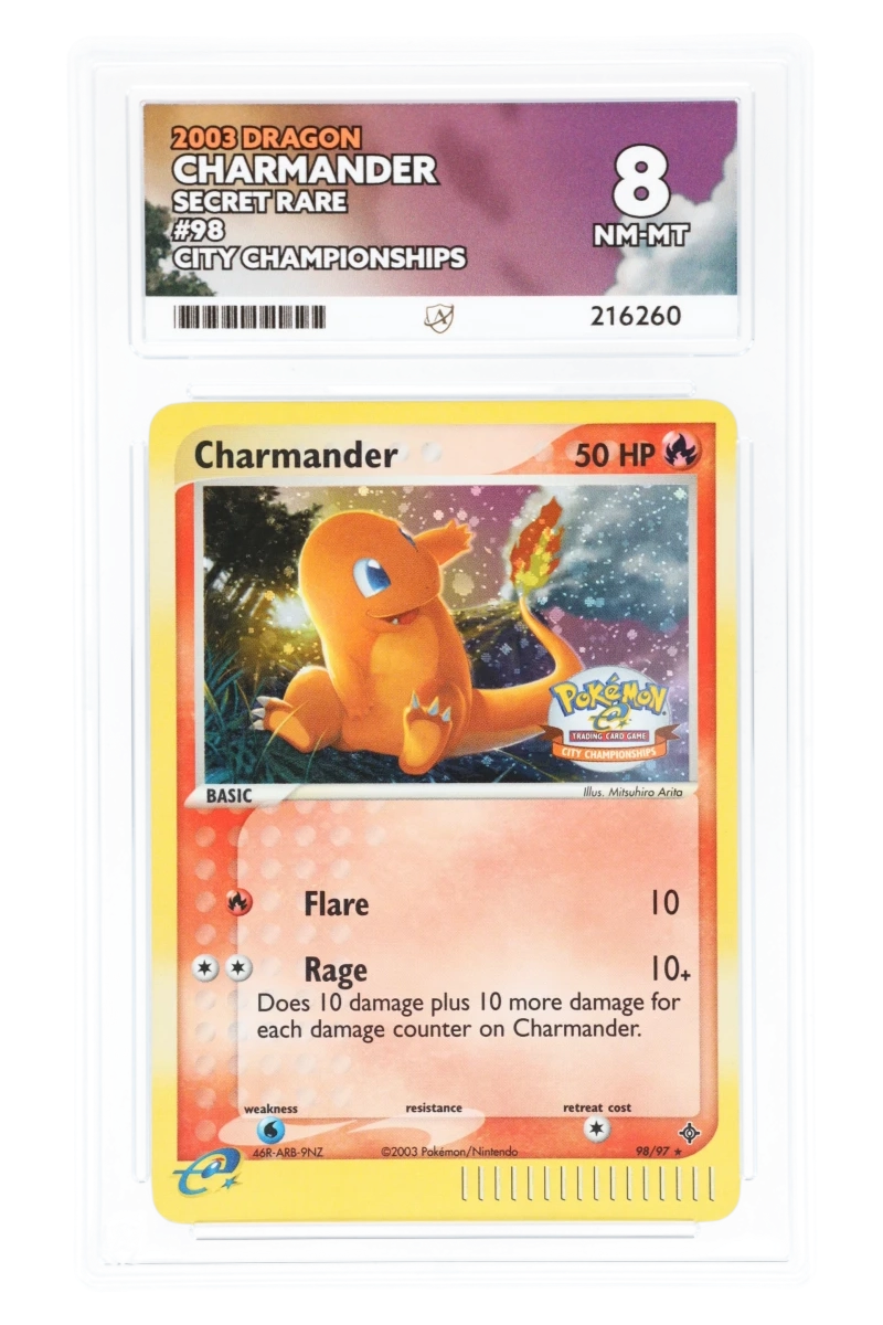 Charmander 98/97 - ACE 8 - Dragon - 2003 - Secret Rare
