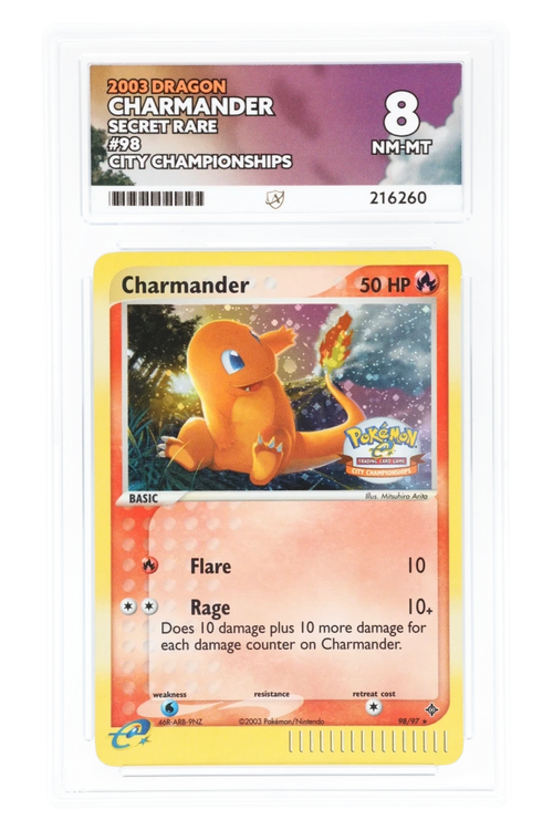 Charmander 98/97 - ACE 8 - Dragon - 2003 - Secret Rare