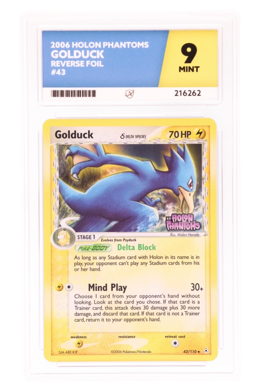 Golduck 43/110 - ACE 9 - Holon Phantoms - 2006 - Reverse Foil