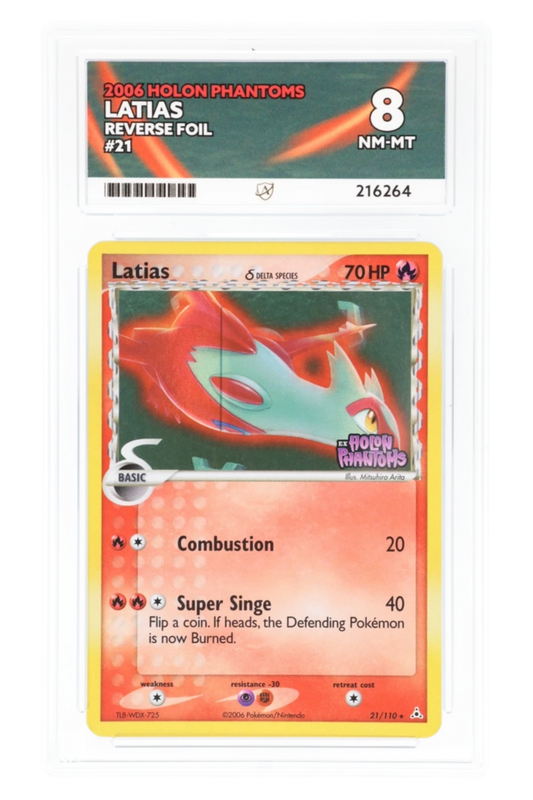 Latias 21/110 - ACE 8 - Holon Phantoms - 2006 - Reverse Foil