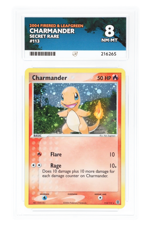 Charmander 113/112 - ACE 8 - FireRed & LeafGreen - 2004 - Secret Rare