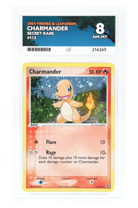 Charmander 113/112 - ACE 8 - FireRed & LeafGreen - 2004 - Secret Rare