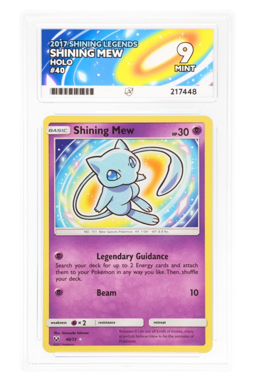 Shining Mew 40/73 - ACE 9 - Shining Legends - 2017 - Holo