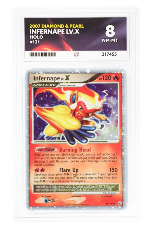Infernape LV.X 121/130 - ACE 8 - Diamond & Pearl - 2007 - Holo