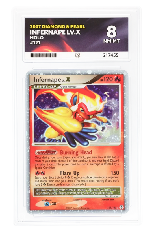 Infernape LV.X 121/130 - ACE 8 - Diamond & Pearl - 2007 - Holo