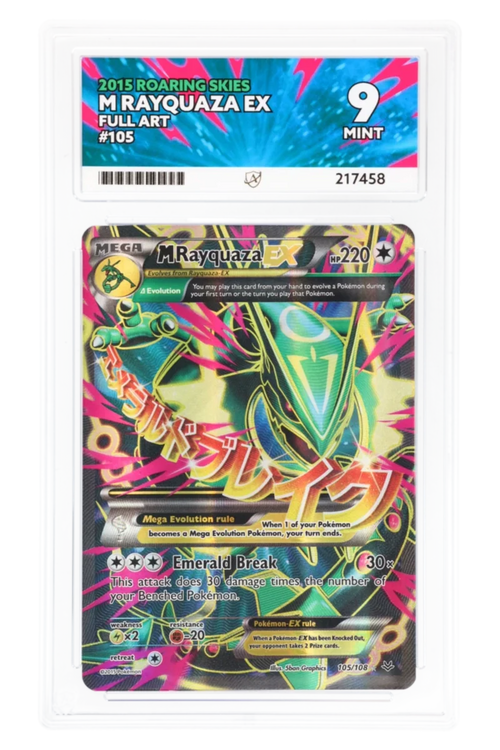 M Rayquaza EX 105/108 - ACE 9 - Roaring Skies - 2015 - Full Art