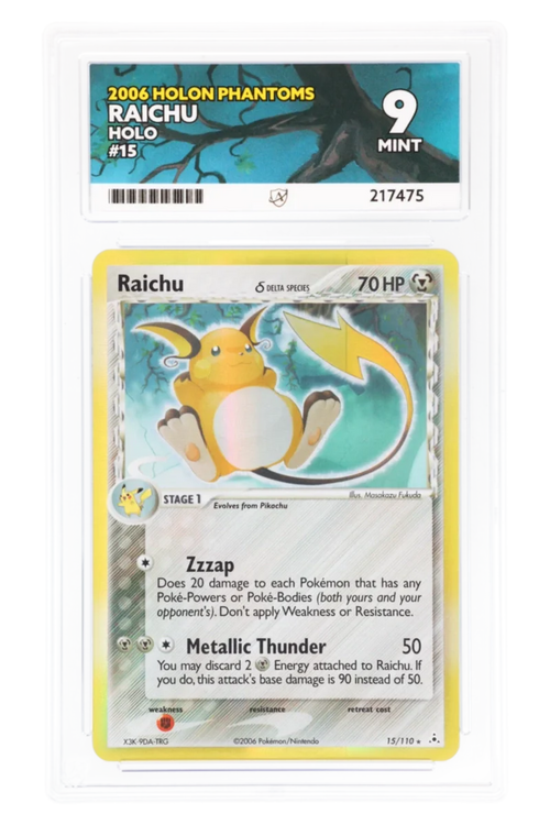 Raichu 15/110 - ACE 9 - Holon Phantoms - 2006 - Holo