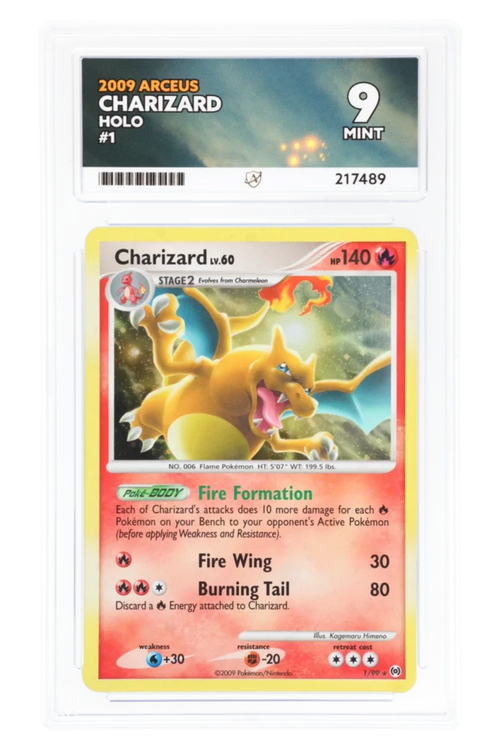 Charizard - 1/99 - ACE 9 - Arceus - 2009