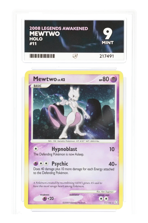 Mewtwo 11/146 - ACE 9 - Legends Awakened - 2008 - Holo