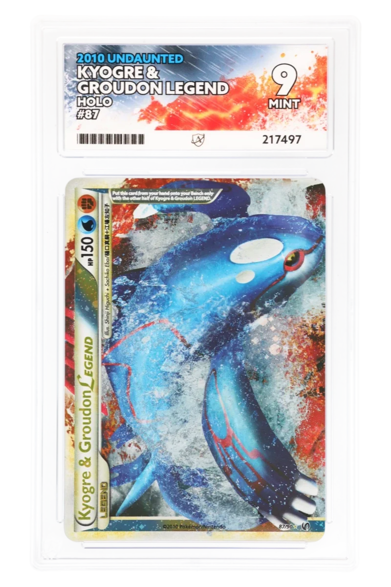 Kyogre & Groudon LEGEND 87/90 - ACE 9 - Undaunted - 2010 - Holo