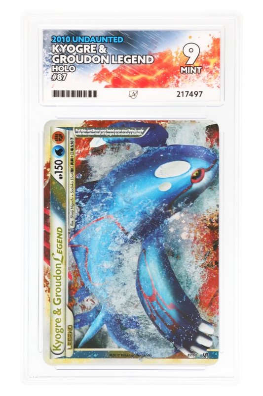 Kyogre & Groudon LEGEND 87/90 - ACE 9 - Undaunted - 2010 - Holo