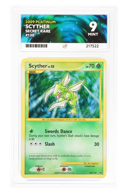 Scyther 130/127 - ACE 9 - Platinum - 2009 - Secret Rare