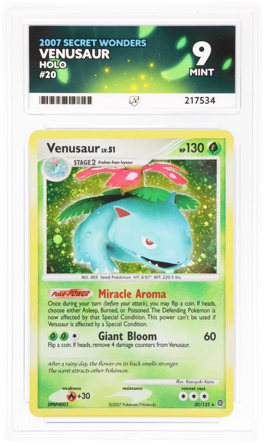 Venusaur 20/132 Holo - Ace 9 - Secret Wonders