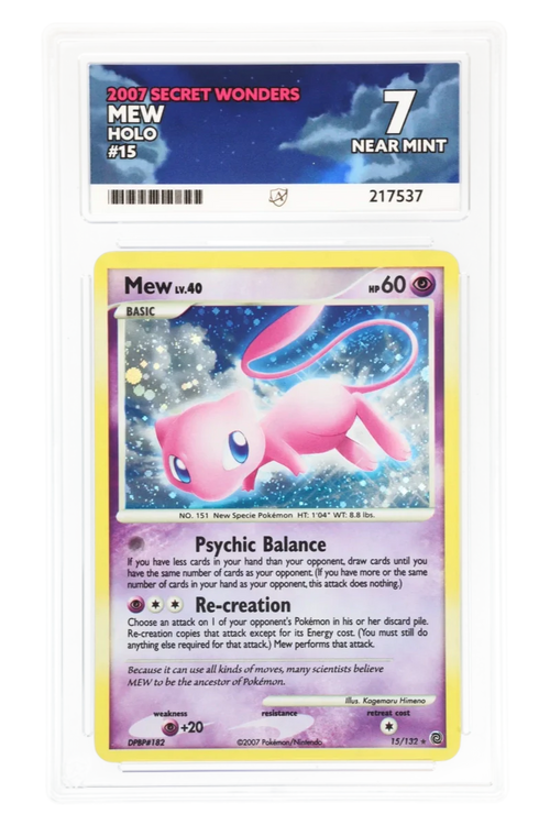Mew 15/132 - ACE 7 - Secret Wonders - 2007 - Holo