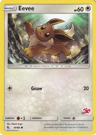 Eevee - 49/68 (#26 Charizard Stamped) 49 - Battle Academy