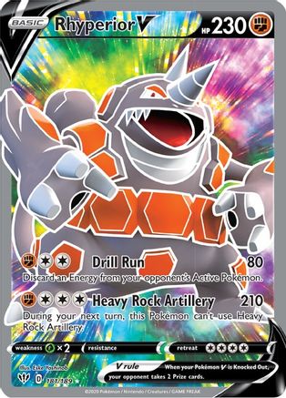 Rhyperior V 181/189 - Darkness Ablaze Holofoil