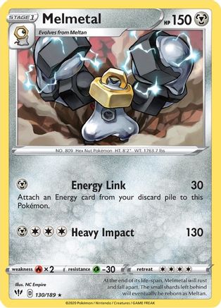 Melmetal 130/189 - Darkness Ablaze Reverse Holofoil