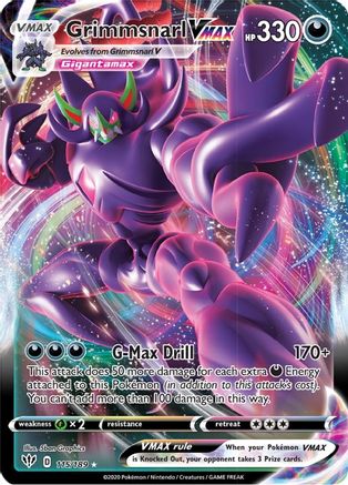Grimmsnarl VMAX 115/189 - Darkness Ablaze Holofoil