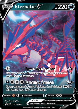 Eternatus V SWSH064/307 - SWSH Black Star Promos Holofoil