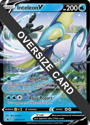 Inteleon V - SWSH016 SWSH016 - Jumbo Cards Holofoil