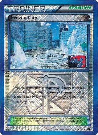 Frozen City (Team Plasma) - 100/116 (League Promo) 100 - League & Championship Cards Reverse Holofoil